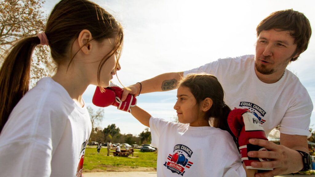 girls in gloves empowering young women through sport