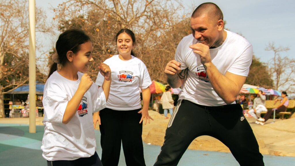 non violent boxing training for youth equal chance boxing foundation